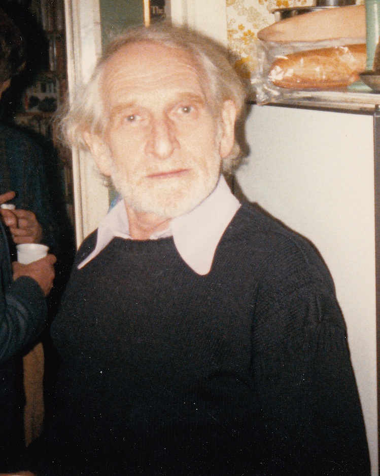 Roger Woddis in 1986, picture by BG.